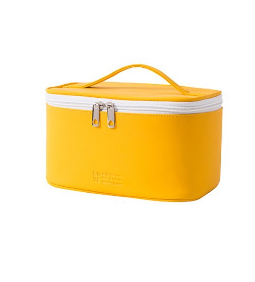 Capacity waterproof cosmetic bag, PU multi-functional cosmetic storage bag, cosmetic bag lightweight, makeup bag organizer,