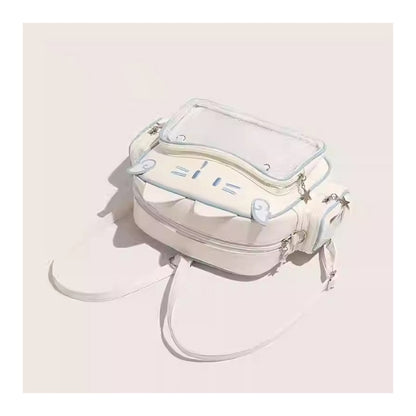 Lindo bolso transparente para niñas pequeñas, mochila para niñas, bolso cruzado para niños y adolescentes 