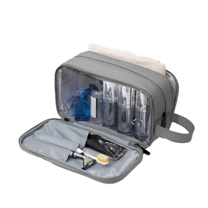 Cosmetic bag, business trip toiletries storage bag, three-layer dry and wet separation men's toilet bag, makeup bag organizer,Makeup bag with compartments,