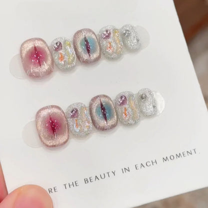 0970- Handmade press on nails fake nails removable