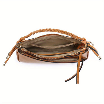 Small Shoulder Bag Unique Handmade Woven Handle hobo