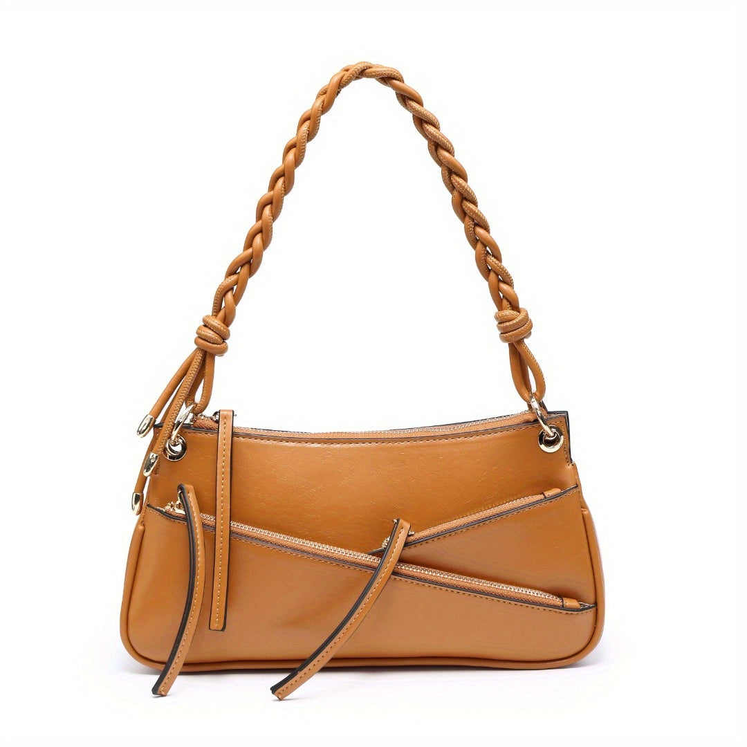 Small Shoulder Bag Unique Handmade Woven Handle hobo