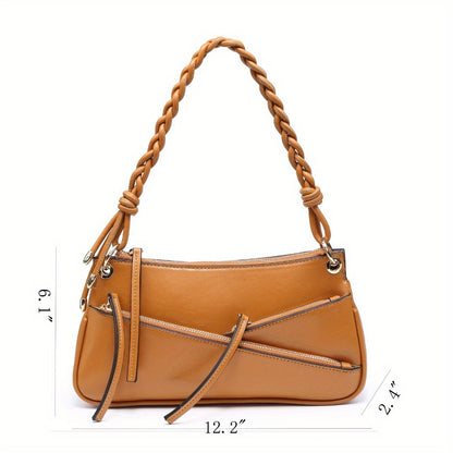 Small Shoulder Bag Unique Handmade Woven Handle hobo