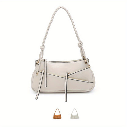 Small Shoulder Bag Unique Handmade Woven Handle hobo