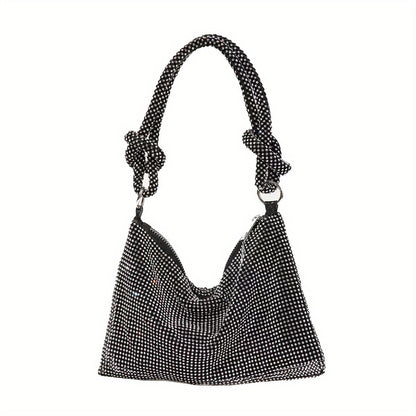 Bolso de hombro tipo hobo, bolso de noche con gran capacidad