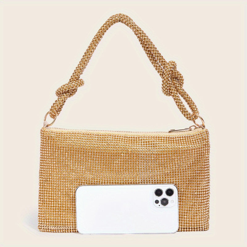 Bolso de hombro tipo hobo, bolso de noche con gran capacidad