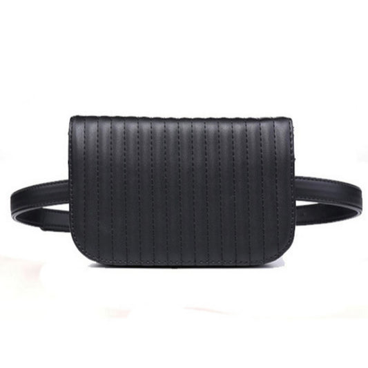 Riñonera pequeña para mujer Rivet: bolso de cintura informal y moderno para viajes, deportes, vacaciones, correr y playa; compacta, elegante y funcional. 