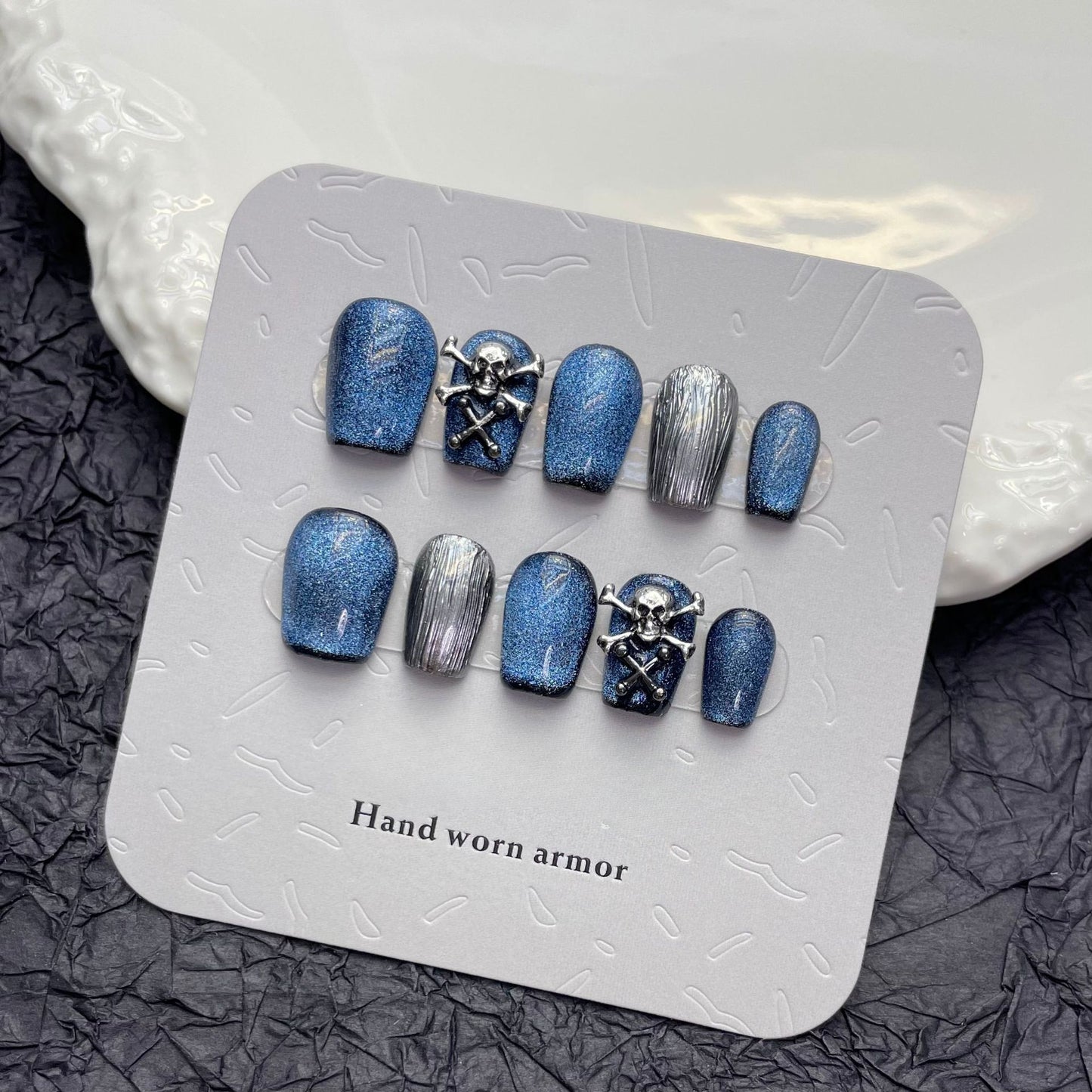 0938- Handmade press on nails fake nails removable