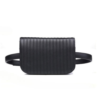 Riñonera pequeña para mujer Rivet: bolso de cintura informal y moderno para viajes, deportes, vacaciones, correr y playa; compacta, elegante y funcional. 