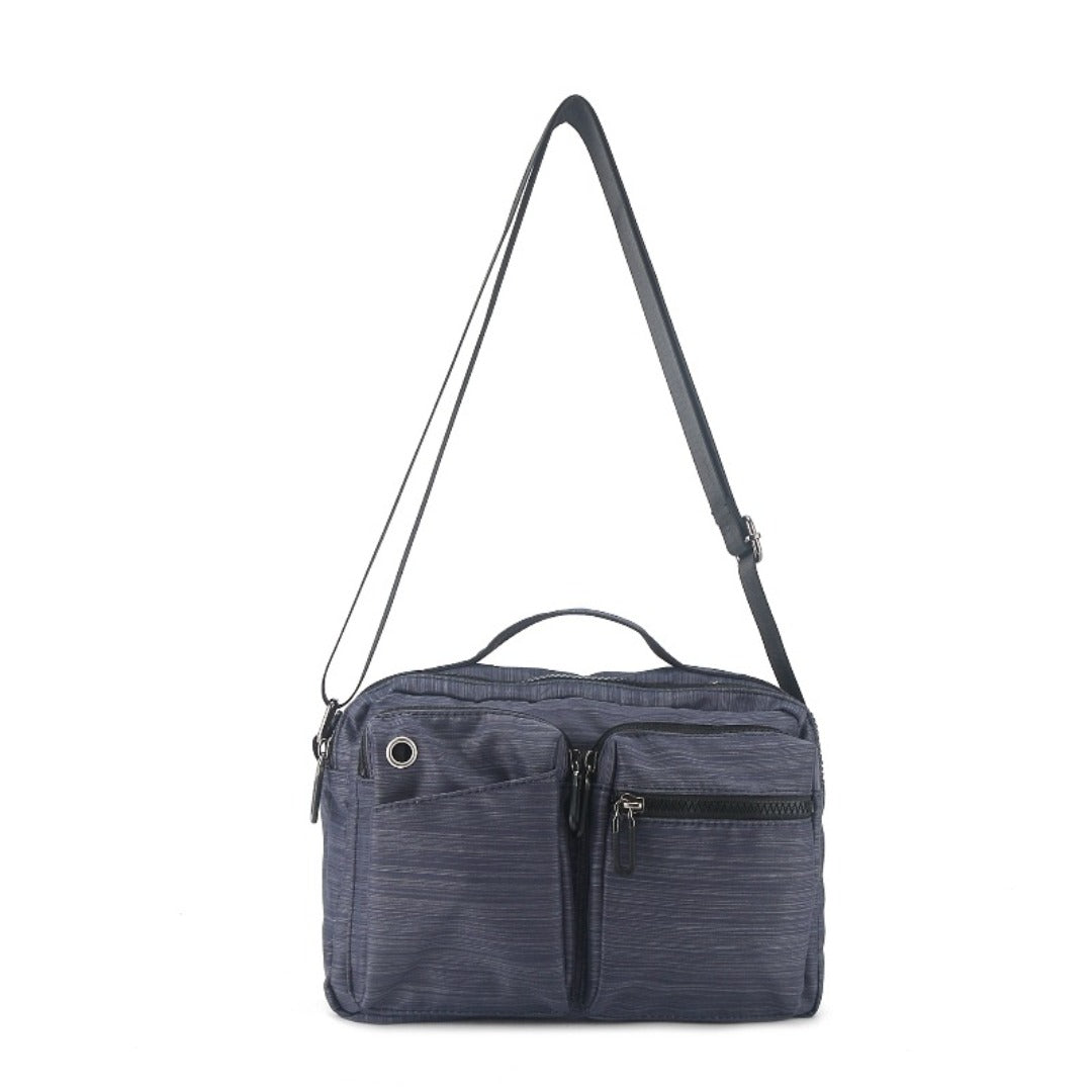 Bolso bandolera deportivo de gran capacidad para exteriores, bolso de viaje multifuncional, bolso cruzado resistente al desgaste e impermeable para hombre, bolso cruzado informal 