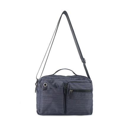 Bolso bandolera deportivo de gran capacidad para exteriores, bolso de viaje multifuncional, bolso cruzado resistente al desgaste e impermeable para hombre, bolso cruzado informal 