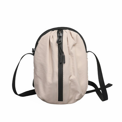 Adorable Mini Mobile Phone Bag for Females – Trendy Versatile Nylon Shopping Small Crossbody Bag