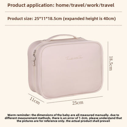 Multifunctional cosmetic bag, large capacity waterproof cosmetic bag, storage bag, makeup bag organizer,Makeup bag with compartments,