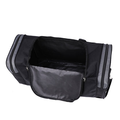 Bolsa de viaje para fitness, bolsa de lona plegable de gran capacidad, tela Oxford informal. 