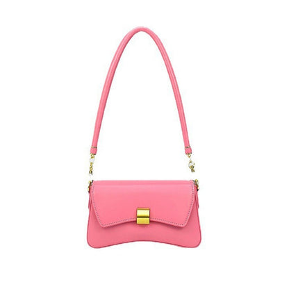 Elegant Small Crossbody Bag Female White – Simple Fashion Shoulder Bag with Modern Square Design