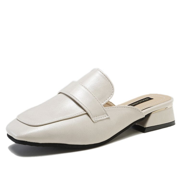 Women's Square Toe Mule Slippers