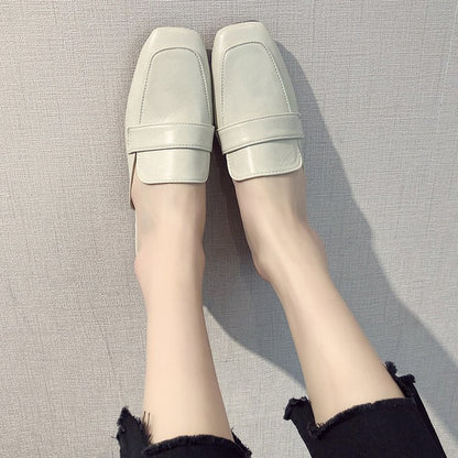 Women's Square Toe Mule Slippers