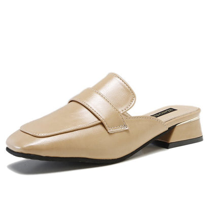 Women's Square Toe Mule Slippers