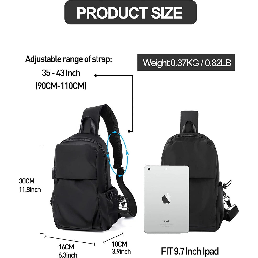 Riñonera, bolso de pecho, cangurera cruzada unisex, bandolera táctica multifuncional antirrobo con correa única para senderismo y ciclismo. Ideal para caminar, andar en bicicleta, viajar y hacer ciclismo. 