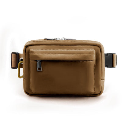 Riñonera de pecho de nailon – Riñonera deportiva para correr al aire libre y bandolera para hombre y mujer – Ligera, resistente y con estilo 