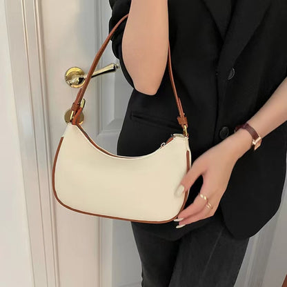 Elegante bolso pequeño de hombro – Bolso de hombro con estilo y bolso de media luna para mujer, bolso hobo perfecto para otoño