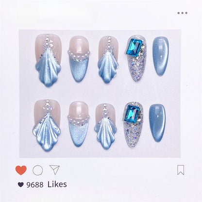 0944- Handmade press on nails fake nails removable