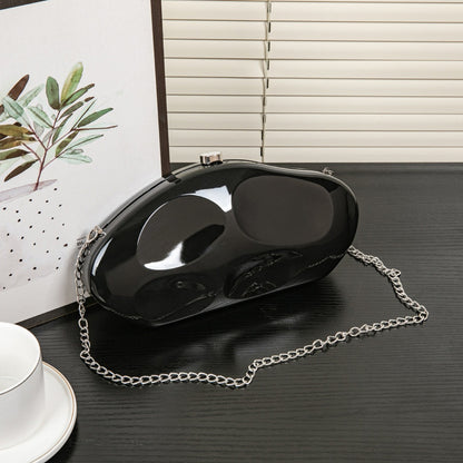 Bolso acrílico brillante, bolso bandolera para cena, bolso de mano de noche, bolso de graduación, bolso de fiesta, bolso de mano para graduación. 