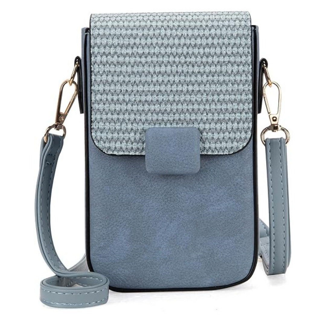 Bolso de mujer informal vertical para móvil, bolso bandolera pequeño de paja, bolso cruzado de moda 