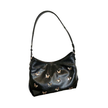 Bolso de hombro texturizado y elegante – Bolso tote con lazo moderno para mujer, bolso hobo versátil, compañero diario portátil 