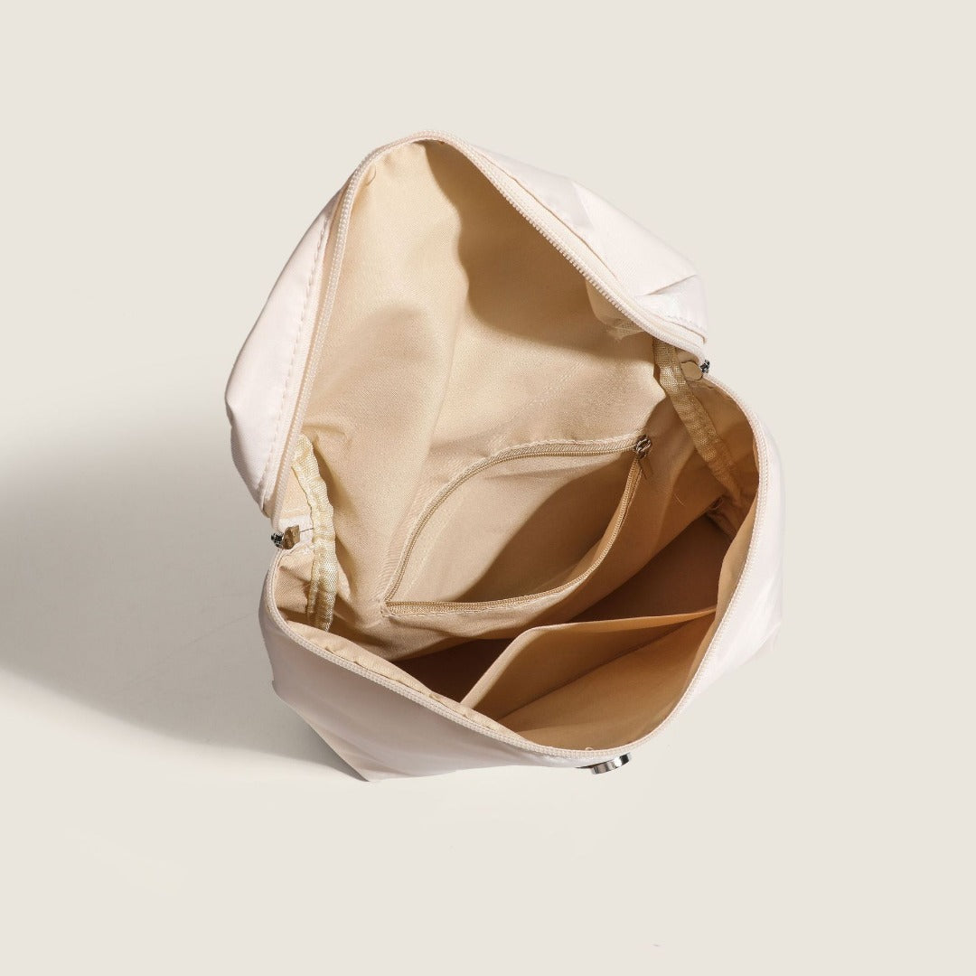 Mochila elegante para ir al trabajo – Mochila versátil de nailon, bolso y mochila pequeña para estudiantes 