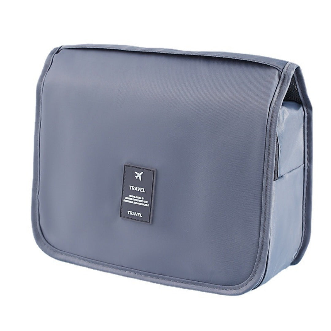 Neceser con compartimentos para artículos húmedos y secos, bolsa de viaje unisex, neceser de gran capacidad con cierre de gancho, impermeable. 