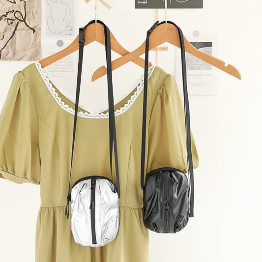 Adorable mini bolso para móvil para mujer – Bolso bandolera pequeño de nailon, moderno y versátil