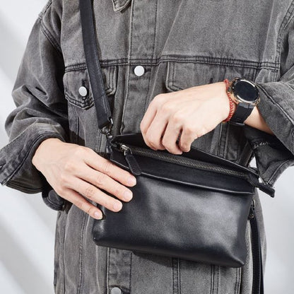 Bolso bandolera pequeño de moda para hombre, bolso de pecho sencillo, bolso de pecho, cartera de pecho, riñonera, riñonera bandolera 