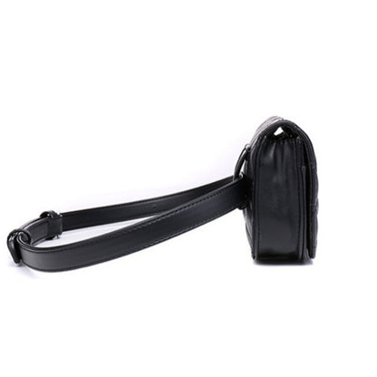 Riñonera pequeña para mujer Rivet: bolso de cintura informal y moderno para viajes, deportes, vacaciones, correr y playa; compacta, elegante y funcional. 