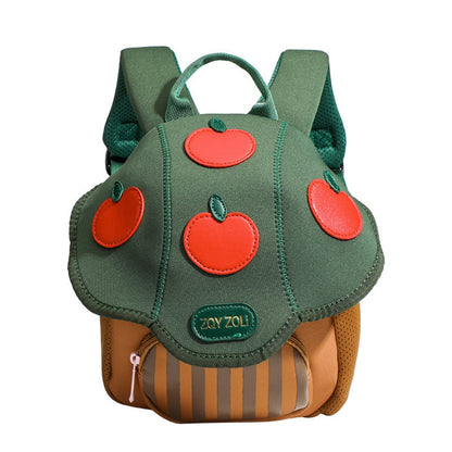 Adorable bolso infantil con diseño de seta, ligero y práctico, ideal para viajes y actividades al aire libre. 