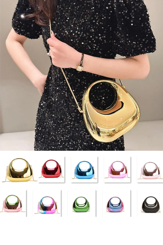 Bolso de noche acrílico, bolso de mesa, bolso de fiesta, bolso de noche informal, bolso de mano versátil con cadena
