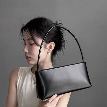 Bolso baguette de verano y otoño: bolso bandolera versátil, bolso hobo mini informal de estilo retro francés, elegante diseño cuadrado ligero