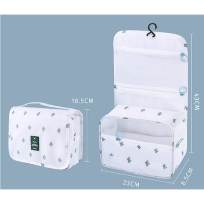 Neceser con compartimentos para artículos húmedos y secos, bolsa de viaje unisex, neceser de gran capacidad con cierre de gancho, impermeable. 