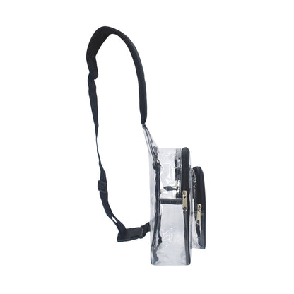 Bolso bandolera transparente de PVC, mochila de viaje para exteriores, bolso bandolera para gimnasio, riñonera transparente, riñonera cruzada. 