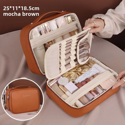 Multifunctional cosmetic bag, large capacity waterproof cosmetic bag, storage bag, makeup bag organizer,Makeup bag with compartments,