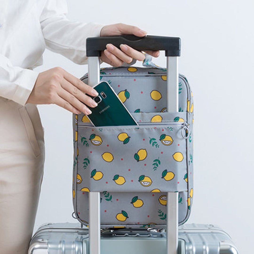 Bolsa de gran capacidad para guardar hasta tres pares de zapatos, práctica bolsa de tela Oxford, impermeable, tipo maleta con ruedas. 