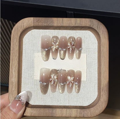 1035- Handmade press on nails fake nails removable