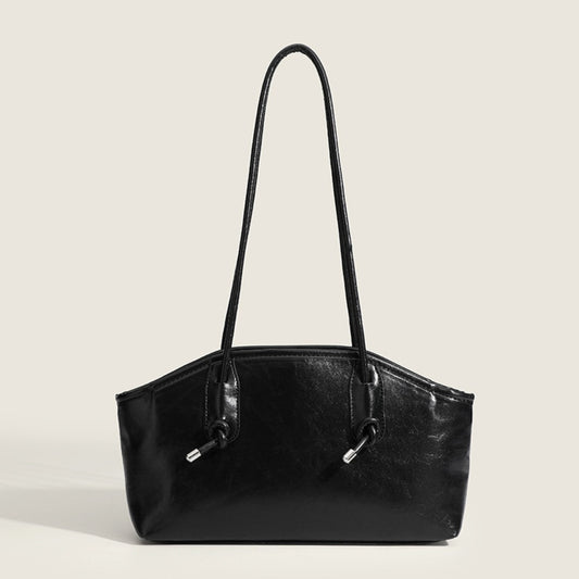 Bolso hobo para mujer, bolso de hombro negro, bolso de moda veraniego para mujer, bolso de hombro informal de diseño con textura premium para el día a día 