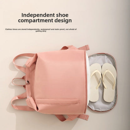 Mochila deportiva, bolsa de ejercicio con compartimentos para ropa húmeda y seca, bolsa de viaje de gran capacidad, bolsa de playa/natación 