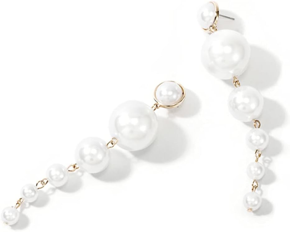 Faux Fur Pom Pom Tassel Drop Dangle Earrings Set