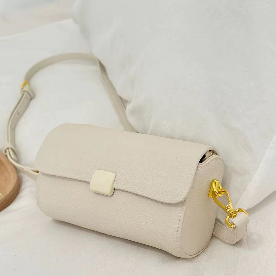 Small crossbody fashion chain bag, women's bag soft leather pillow bag, shoulder crossbody bag