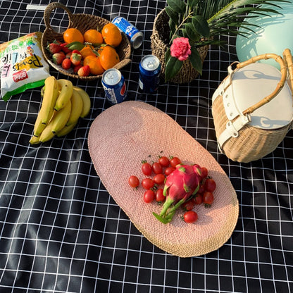 Colchón acolchado para picnic, ideal para excursiones de primavera; colchón portátil para acampar al aire libre; tapete de suelo a cuadros. 