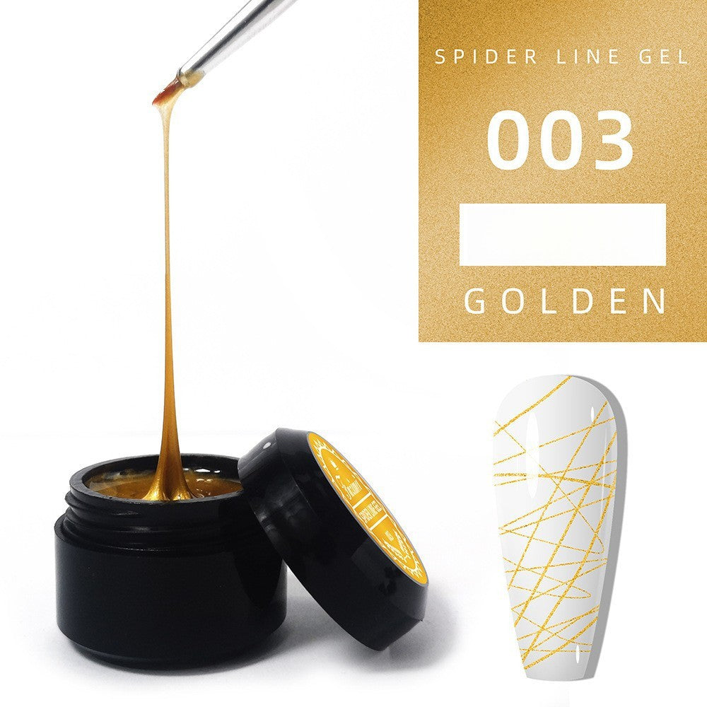 1060 Adhesivo elástico para uñas con pincel, pegamento para esmalte de uñas, fototerapia, pegamento tipo araña para uñas, pegamento pintado de metal, pegamento para tirar de alambre, pegamento de seda, uñas postizas