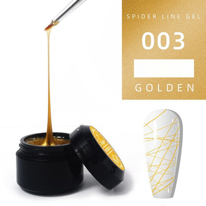 1060 Adhesivo elástico para uñas con pincel, pegamento para esmalte de uñas, fototerapia, pegamento tipo araña para uñas, pegamento pintado de metal, pegamento para tirar de alambre, pegamento de seda, uñas postizas