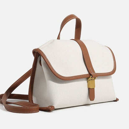 Bolso bandolera vaquero, bolso informal de lona para mujer, bolso tote cuadrado 